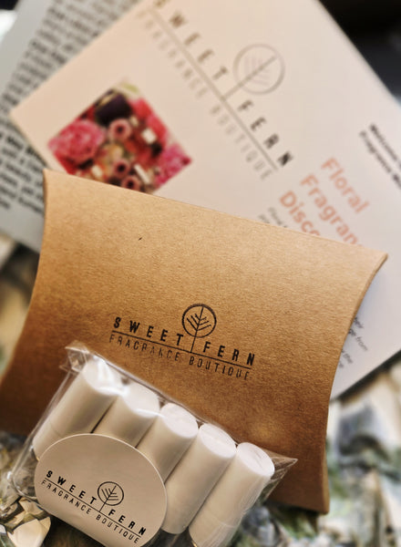 Sweet Fern Samples Discovery - FLORAL  5 x 2ml Glass Atomiser  |  CHRISTMAS 2025    LIMITED EDITION