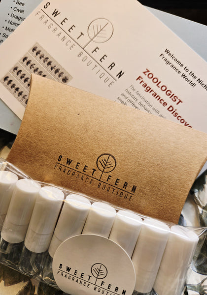 Sweet Fern Samples Discovery -  ZOOLOGIST 8 x 1.5ml Glass Bottle Atomiser  |  CHRISTMAS 2025  LIMITED EDITION