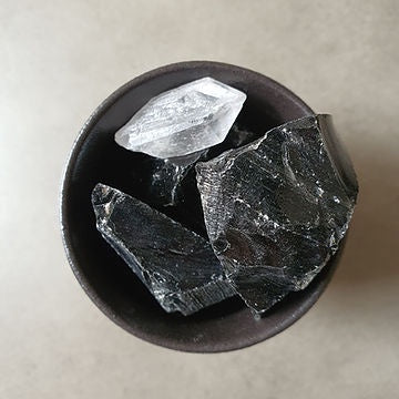L'ASCARI - Crystal Potpourri. Black Obsidian  BACK IN STOCK