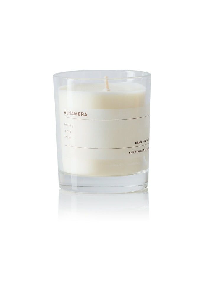 Grace and James - BARE Alhambra Black Fig, Guava, Amber 40HR Candle