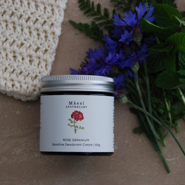 Maesi - Sensitive Deodorant Cream Rose Geranium 60g
