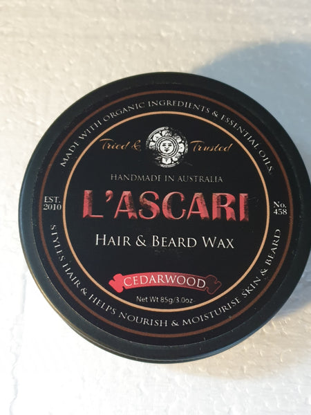 L'ASCARI  -  Beard & Hair Wax  - Cedarwood